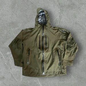 Forloh Jacket Men’s Small Green Allclima 3L Rain Outdoor Hiking Polyester USA‎